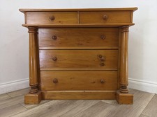 CHEST OF DRAWERS 5 Drawer Pine