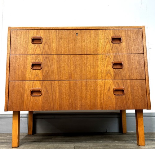 Rare mid century teak chest - mid,