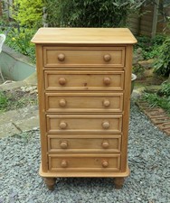 Solid Pine Vintage Six Drawer