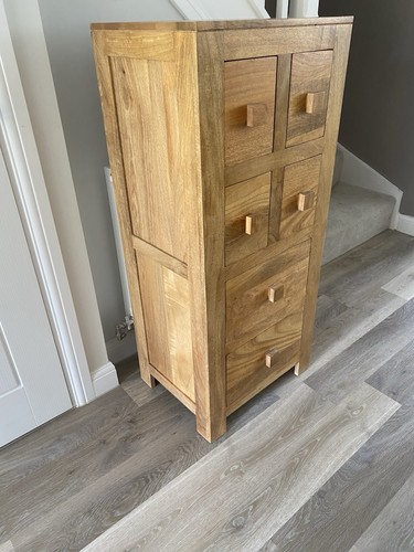 Real oak chest drawers - chest, of