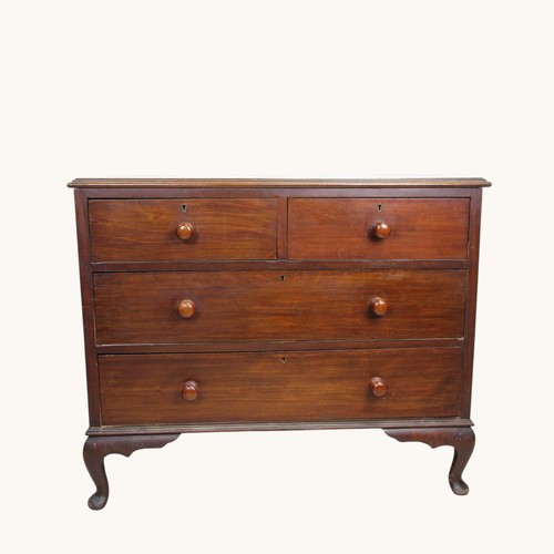 Antique mahogany chest 4 - chest, of